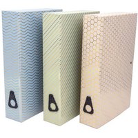 Pukka Haze Foolscap Box Files (3) Assorted Pukka Haze Foolscap Box Files (3) Assorted