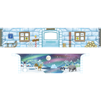 Polar Ice Igloo Removeable Graphics Set Polar Ice Igloo Removeable Graphics Set
