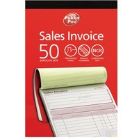 Pukka Pad Sales Invoice Duplicate Book 137 x 203mm (5) Pukka Pad Sales Invoice Duplicate Book 137 x 203mm (5)