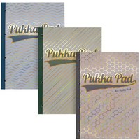 Pukka Pad Haze A4 Refill Pad 300 Pages 4 Hole Punched Sidebound with Margin (3) Assorted Pukka Pad Haze A4 Refill Pad 300 Pages 4 Hole Punched Sidebound with Margin (3) Assorted