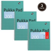 Pukka Pads A4 Lined Metallic Jotta Notepad Pukka Pads A4 Lined Metallic Jotta Notepad