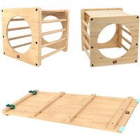 TP Active - Tots Wooden Climbing Cubes (2) with Slide TP Active - Tots Wooden Climbing Cubes (2) with Slide