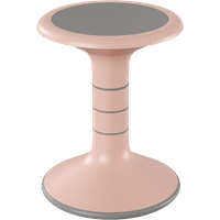 Ricochet None Slip Polypropylene Classroom Wobble Stool - 400mm - Rose Blossom Ricochet None Slip Polypropylene Classroom Wobble Stool - 400mm - Rose Blossom