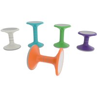 Ricochet None Slip Polypropylene Classroom Wobble Stool - 300mm - Ash Grey Ricochet None Slip Polypropylene Classroom Wobble Stool - 300mm - Ash Grey