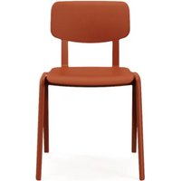 Sutton One Piece Plastic Stacking Classroom Chair - Terracotta - Size 6 - 460mm (14 yrs - Adult) Sutton One Piece Plastic Stacking Classroom Chair - Terracotta - Size 6 - 460mm (14 yrs - Adult)