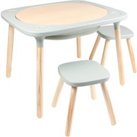 TP Active - Tots 4 - in - 1 Indoor Wooden Toddler Table With 2 Stools TP Active - Tots 4 - in - 1 Indoor Wooden Toddler Table With 2 Stools