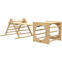 TP Active - Tots Wooden Climbing Triangle with Cube & Slide TP Active - Tots Wooden Climbing Triangle with Cube & Slide