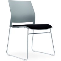 Verse High Density Stacking Chair with Seat Pad - Grey Verse High Density Stacking Chair with Seat Pad - Grey