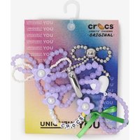 Promotion Courir 47% de réduction sur les Jibbitz Purple Metal 5 pièces