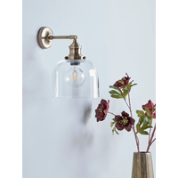 View Brass & glass wall light View Brass & glass wall light