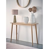 View Chevron oak console table View Chevron oak console table