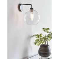 View Glass globe wall light View Glass globe wall light