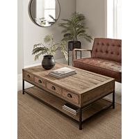 View Reclaimed oak coffee table View Reclaimed oak coffee table