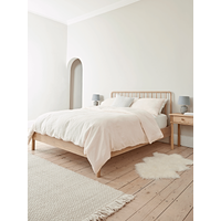 View Bergen oak kingsize bed - natural View Bergen oak kingsize bed - natural