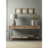 View Reclaimed oak console table View Reclaimed oak console table