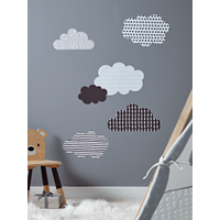 View Monochrome cloud wall stickers View Monochrome cloud wall stickers