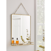 View Antique brass french folding mirror - large View Antique brass french folding mirror - large