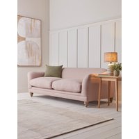 View Ribe three seater sofa - blush velvet View Ribe three seater sofa - blush velvet