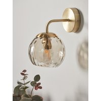 View Dimpled glass wall light View Dimpled glass wall light