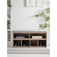 View Greywashed pine storage bench View Greywashed pine storage bench