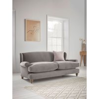 View Rex three seater sofa - soft grey velvet View Rex three seater sofa - soft grey velvet