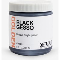 Golden : Acrylic Gesso : 237ml (8oz) : Black