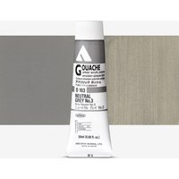 Holbein : Acryla Gouache : 20ml : Neutral Grey #3