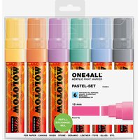 Molotow : One4All : 627HS : Acrylic Marker : Pastel Set : 6 Colours