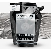 Sennelier : Abstract Acrylic Paint : 500ml : Iridescent Silver