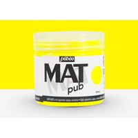 Pebeo : Mat Pub : Acrylic Paint : 140ml : Fluorescent Yellow