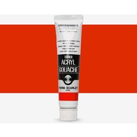 Turner : Acrylic Gouache Paint : 20ml : Permanent Scarlet 20