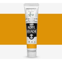 Turner : Acrylic Gouache Paint : Japanesque Texture : 20ml : Japanesque Deep Yellow 312