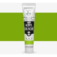 Turner : Acrylic Gouache Paint : Japanesque Texture : 20ml : Japanesque Green Light 343