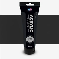 Zieler : Premium Acrylic Paint : 250ml : Lamp Black