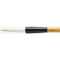 Akashiya : Thin Natural Calligraphy Brush : Rakutsui Daruma : Size 4 (PL501)
