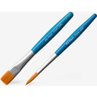 Da Vinci : Brush Set : Primo Blue Handle : Synthetic : Series 5019B : Set of 2