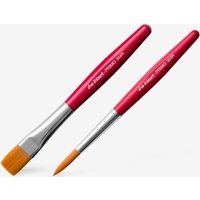 Da Vinci : Brush Set : Primo Red Handle : Synthetic : Series 5019R : Set of 2