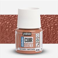 Pebeo : Setacolor : Leather Paint : 45ml : Matt/ Satin : Terracotta