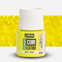 Pebeo : Setacolor : Leather Paint : 45ml : Fluorescent Yellow Effect