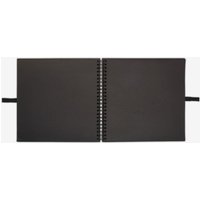 Papermania : Scrapbook : 12x12in (Apx.30x30cm) : 40 Pages : Black