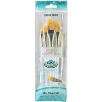 Royal & Langnickel : Aqualon Wisp : Filbert Brush : Set of 5