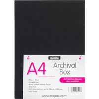 Mapac : Archival Box : A4 : Black