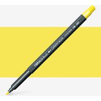 Caran Dache : Fibralo Water Soluble Brush Pen : Lemon Yellow
