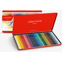 Caran d'Ache : Supracolor Soft : Watersoluble Pencil : Metal Tin Set of 40