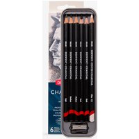 Derwent : Charcoal Pencil : Tin Set of 6