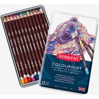Derwent : Coloursoft Pencil : Metal Tin Set of 12