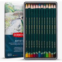 Derwent : Artists : Coloured Pencil : Metal Tin Set of 12