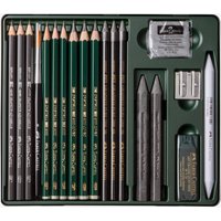 Faber-Castell : Pitt Graphite Set : Metal Tin Set of 19