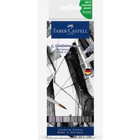 Faber-Castell : Goldfaber : Aqua Dual Marker : Shades Of Grey : Set Of 6