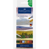 Faber-Castell : Goldfaber : Aqua Dual Marker : Tuscany : Set Of 6
